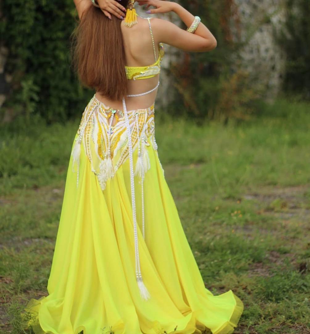 zuymarina yellowベリーダンス衣装 セットアップ