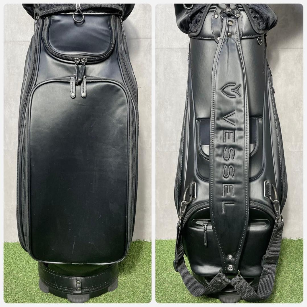 ベゼル VESSEL PRODIGY キャディバッグ ゴルフバッグ ブラック