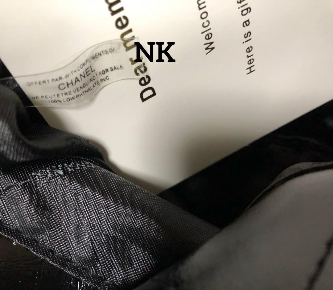 パール付き　シャネル　ノベルティ　ショルダーバッグ　VIP ブラック