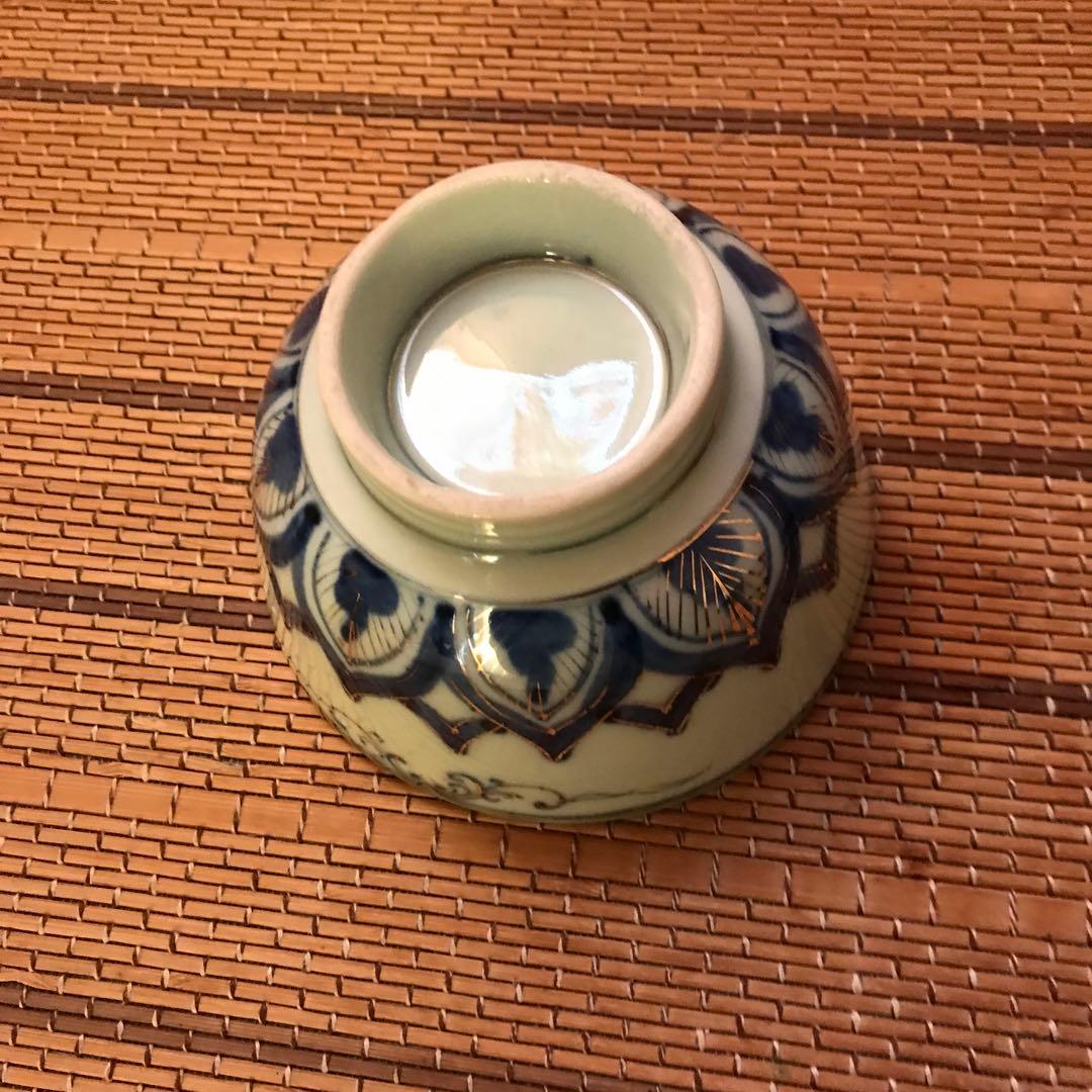 鶴丸茶碗　茶道具　茶室　茶碗