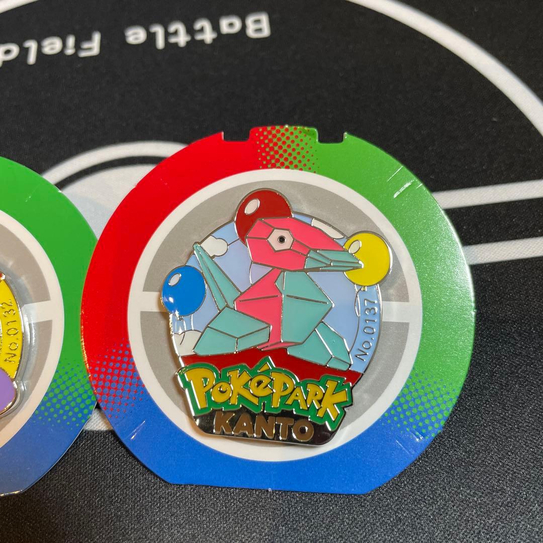 ポケパークカントー ピンバッジ ピンズ メタモン　& ポリゴン