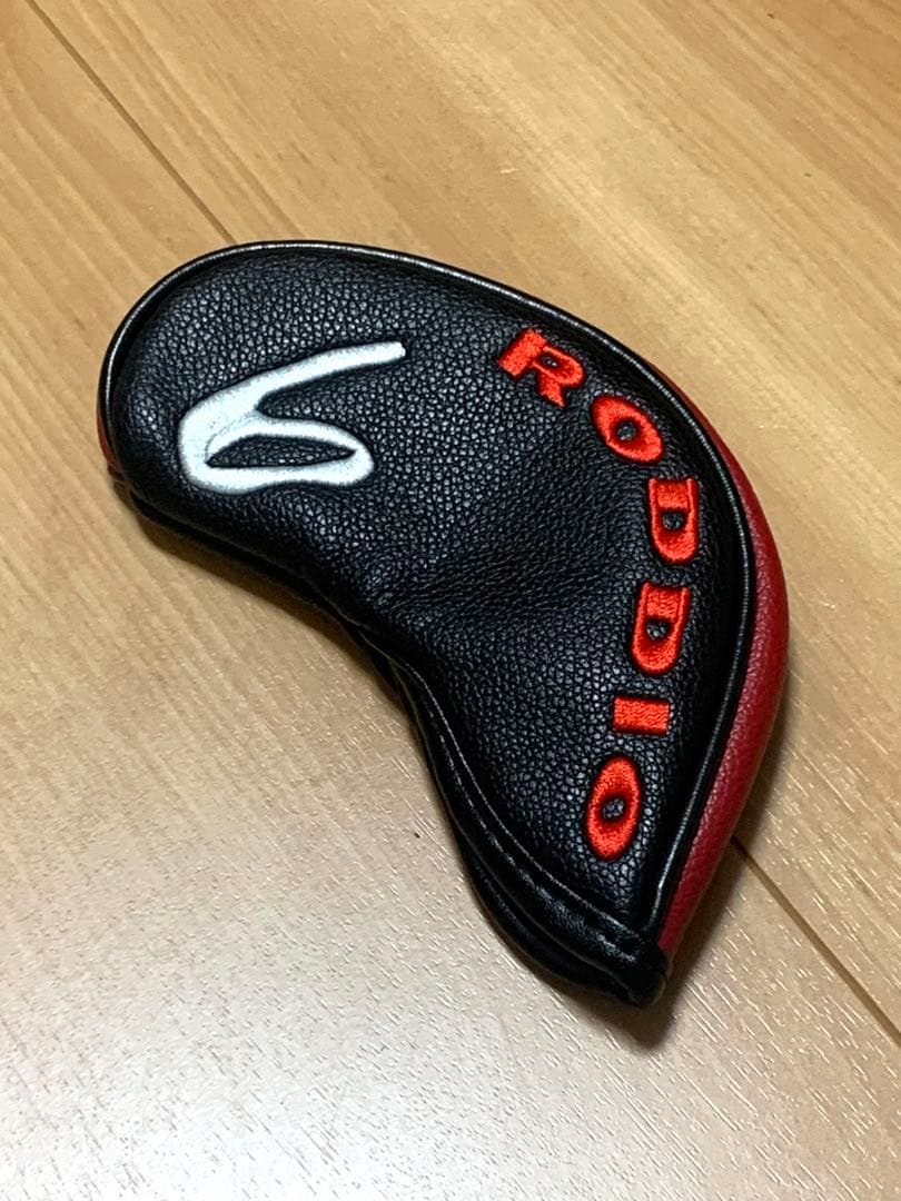 RODDIO(ロッディオ)アイアンカバー９枚セット★Ｂｌａｃｋ×Ｒｅｄライン