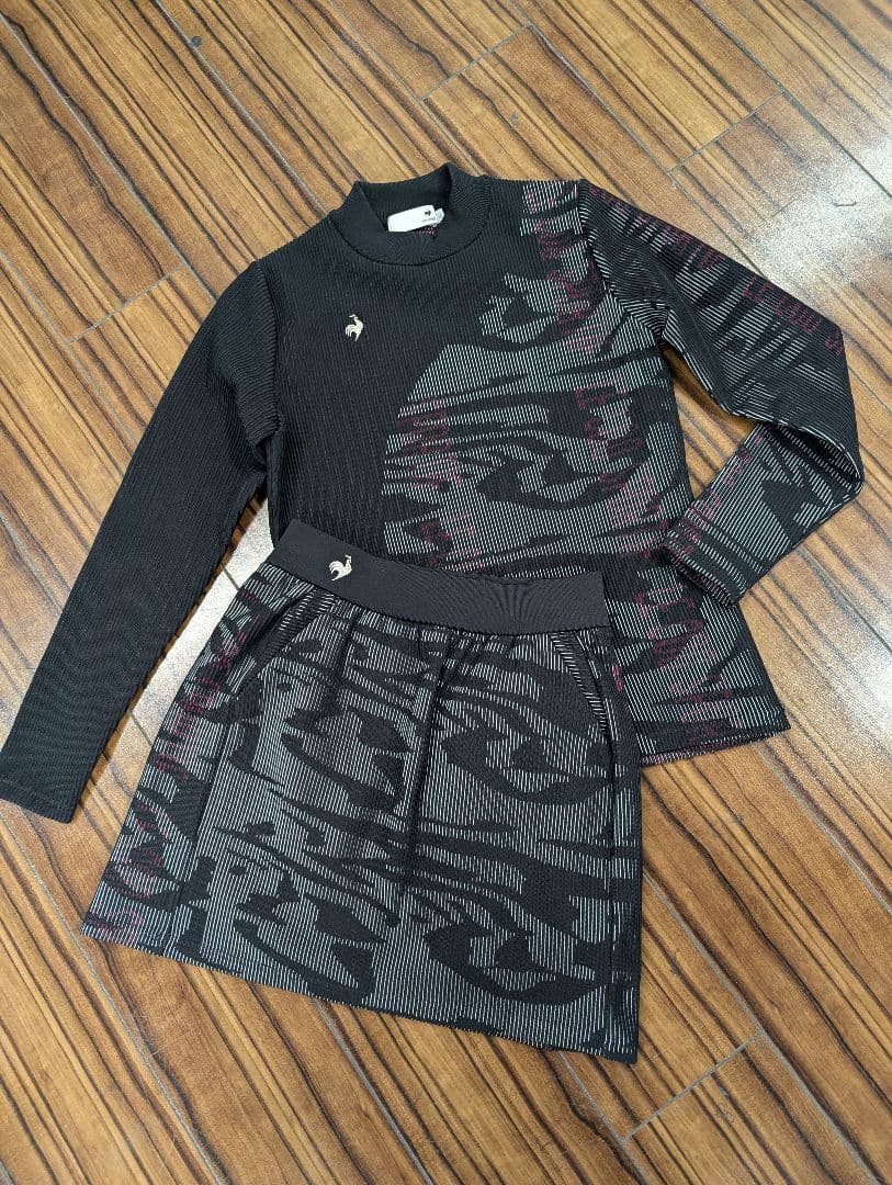 【未使用品】le coq sportif セーター・スカートセットアップ M