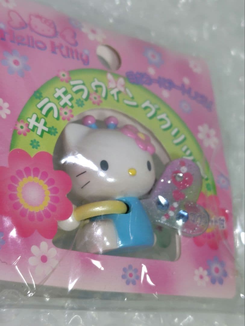 希少！Sanrio キラキラウィング　ハローキティ　クリップ