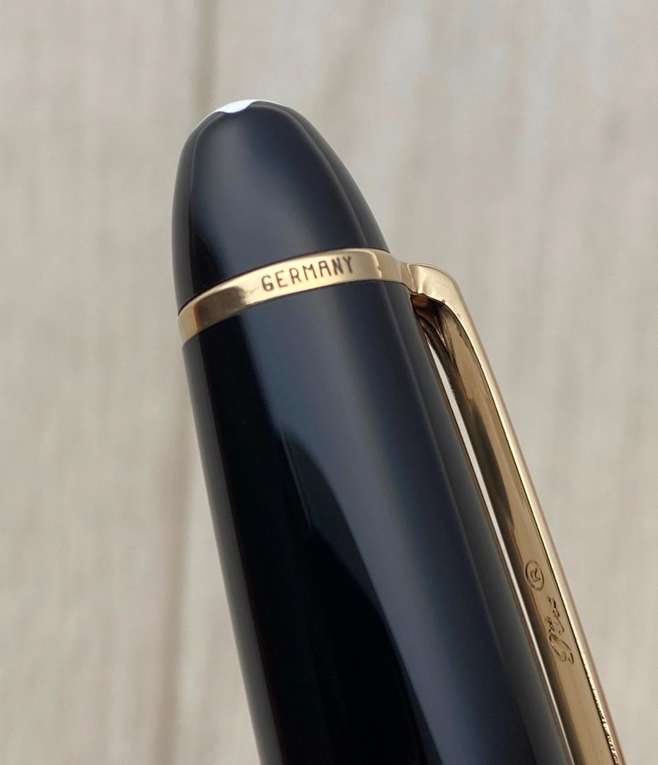 超美品 モンブラン ル・グラン 161 ブラックx 金 ボールペン 付属品付