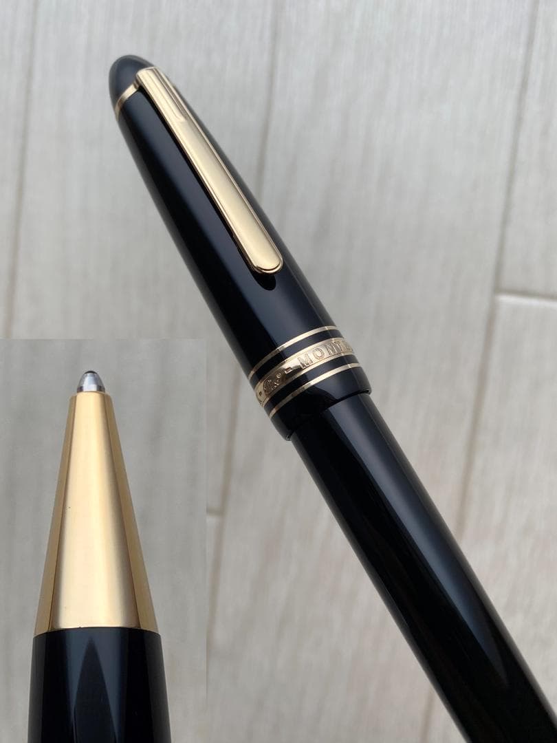 超美品 モンブラン ル・グラン 161 ブラックx 金 ボールペン 付属品付