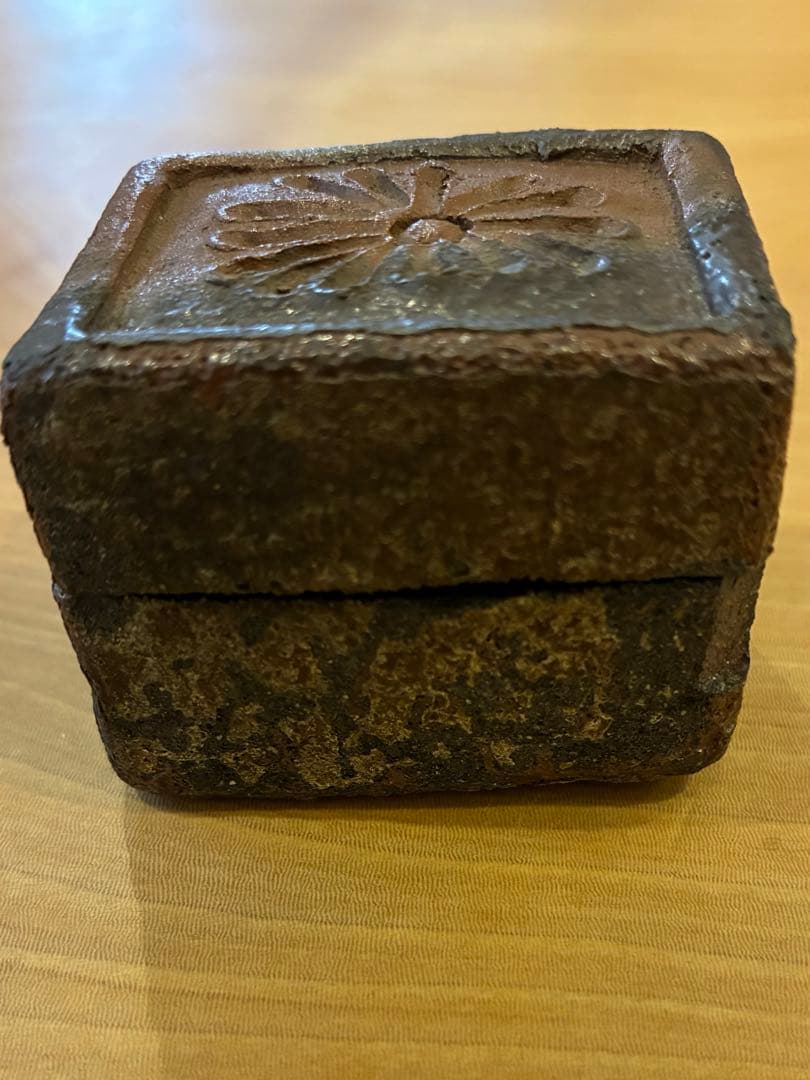 香合 茶道具 古美術 年代物 書付