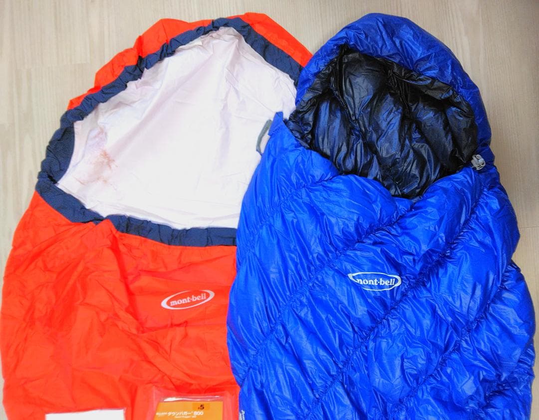 モンベル ダウンハガー800 #5 & カバー　サーマレストエアマット セット