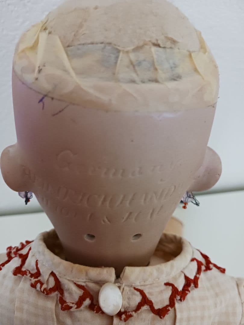 アンティークビスクドール ヘインリッチ(ドイツ) 保証書(星ビル)ポスター 付き