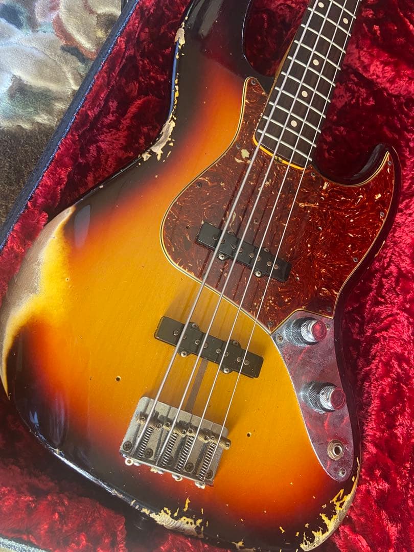 ベース fender c/s 1960 jazzbass heavy relic