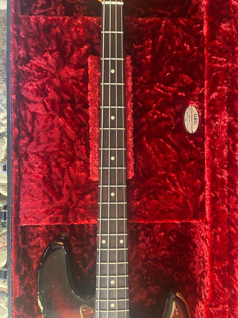 ベース fender c/s 1960 jazzbass heavy relic