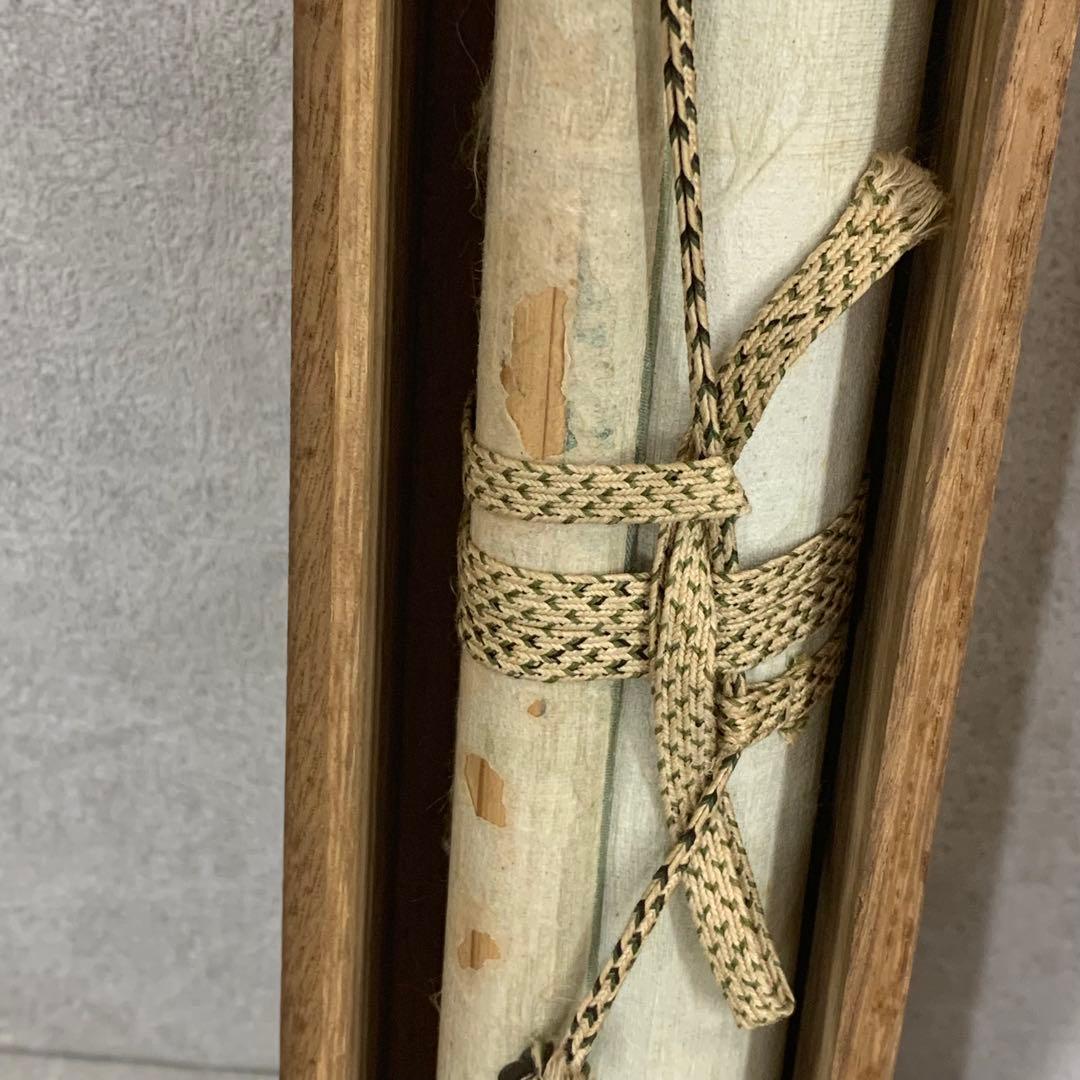 掛軸 光雪 鯉 木箱 3-20