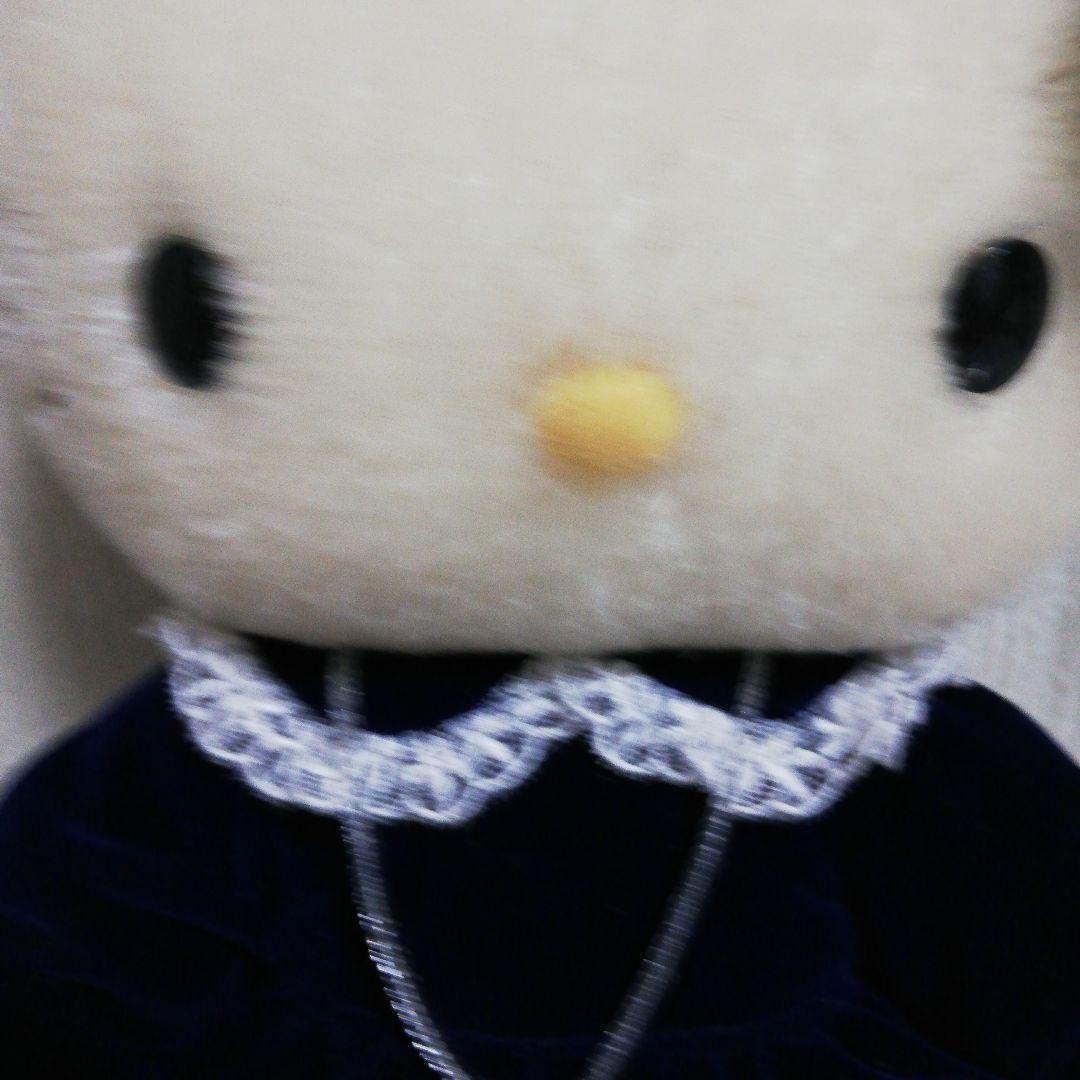 ハローキティ ぬいぐるみ 2000年製 ネイビー【モヘアドール】