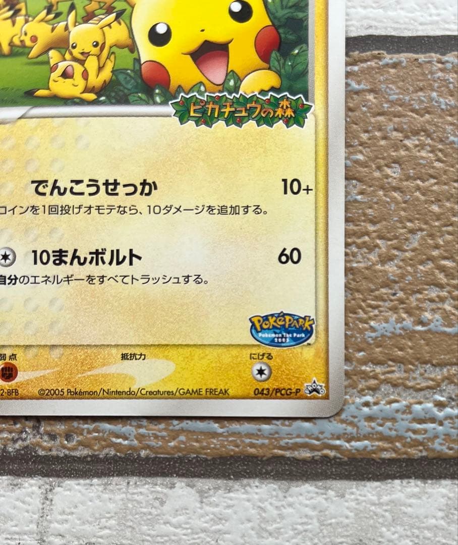 ポケパークのピカチュウ　ポケモンカード