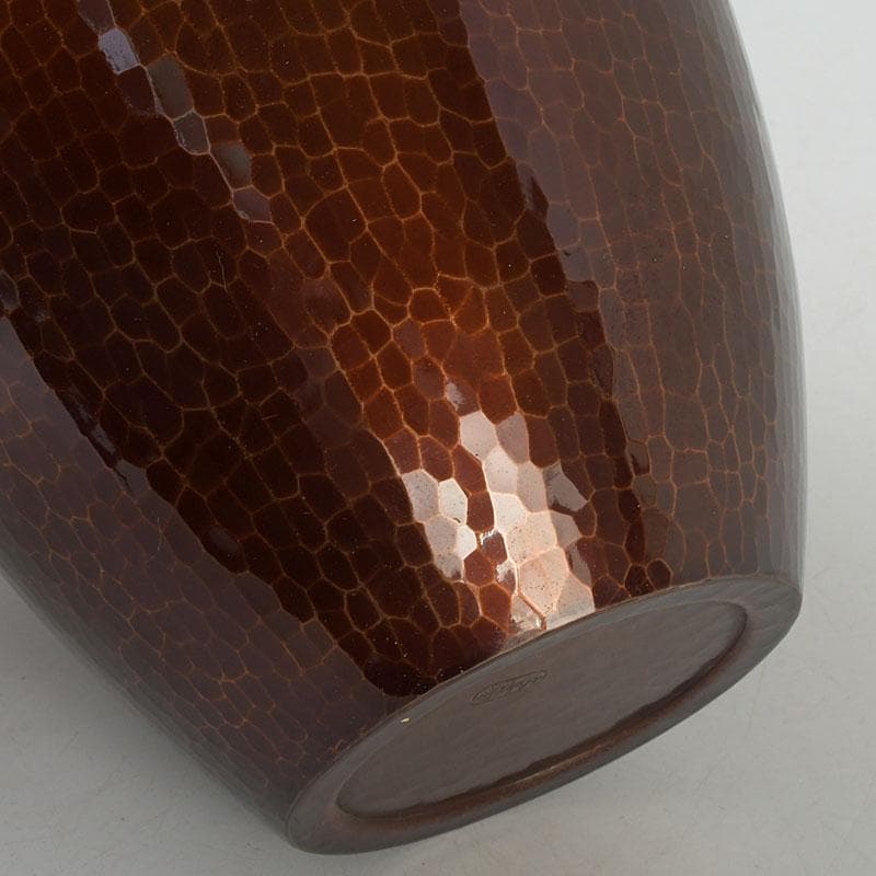 茶道具　伊藤久芳堂　銅蟲花瓶　花器　共箱　N　9404