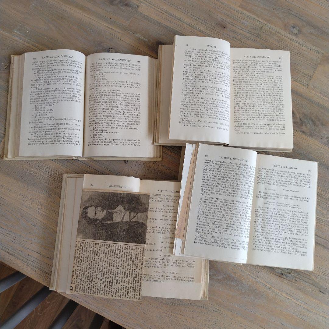 【D】フランスアンティークネルソン(NELSON)4冊本セット