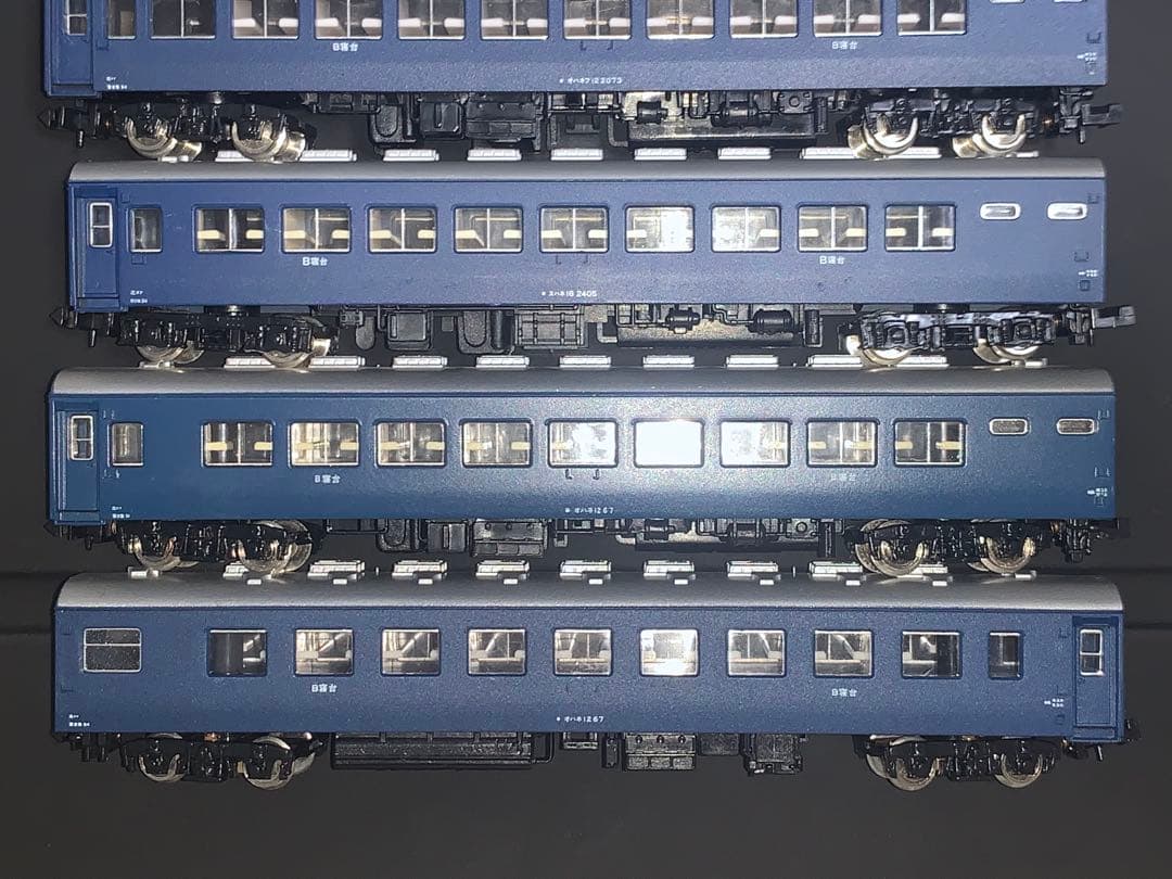 Nゲージ 10系客車とマニ50 9両セット