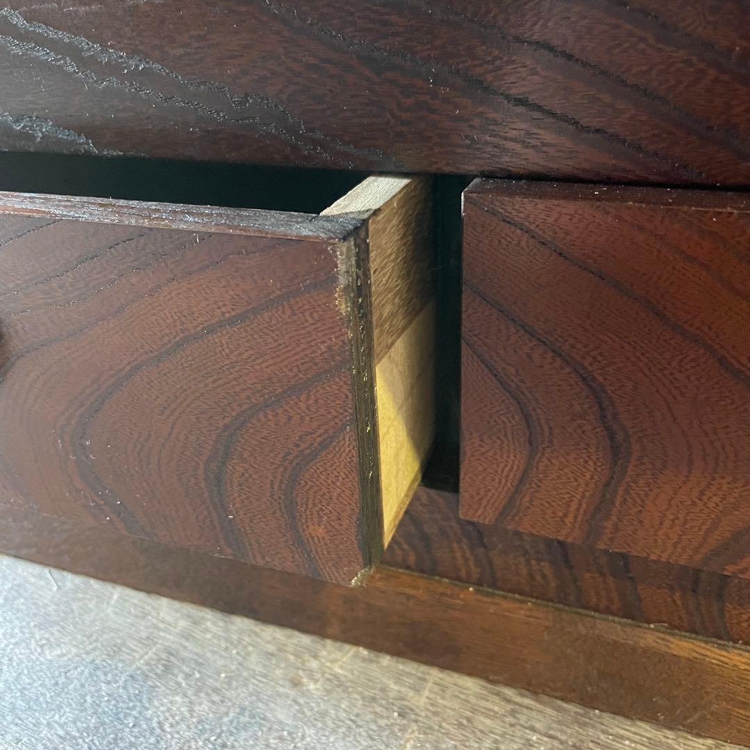 囲炉裏テーブル 時代家具 アンティーク家具 昭和レトロ 古民家 引き出し付