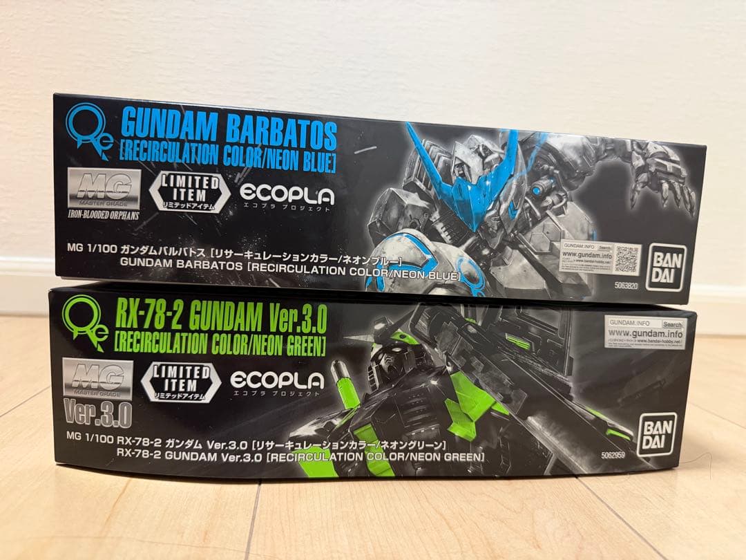 特限〜P還元中 MGガンプラ リサーキュレーションカラー2体セット