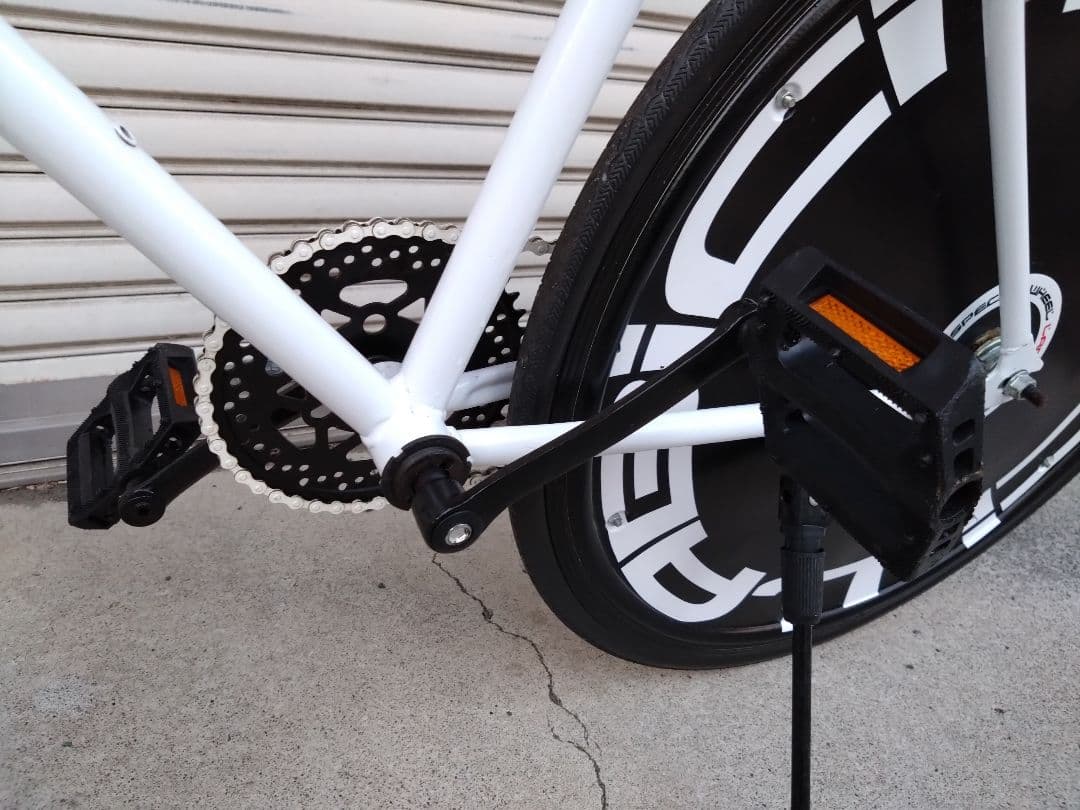 【まこやん】シングル　コースターブレーキ　ホイールカバー　ノーパンク