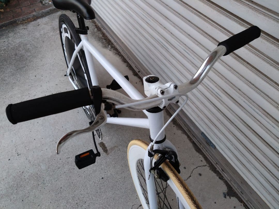 【まこやん】シングル　コースターブレーキ　ホイールカバー　ノーパンク