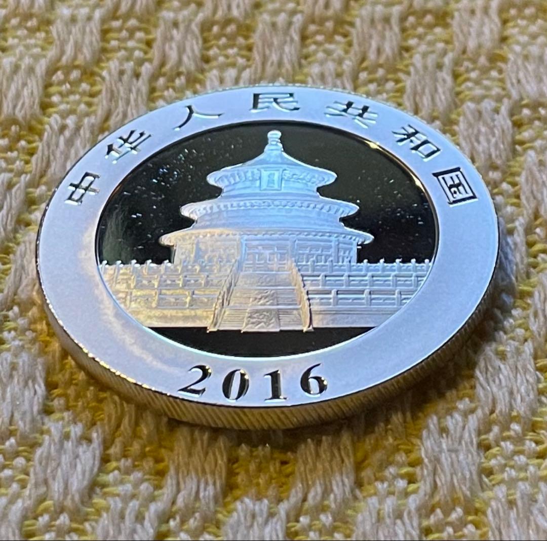 2016年 純銀 パンダ銀貨 30g 中国 10元 シルバー