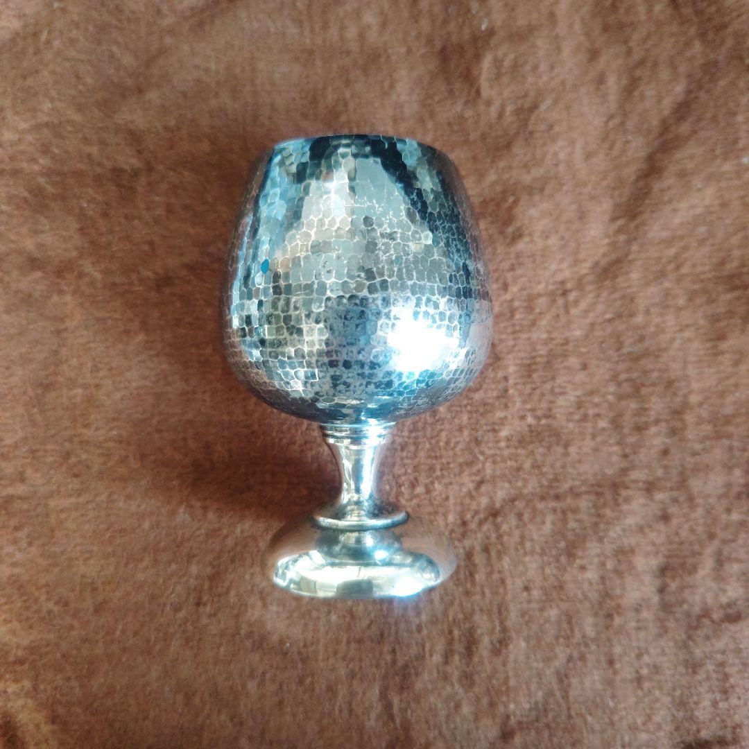 シルバー　ブランデーグラス