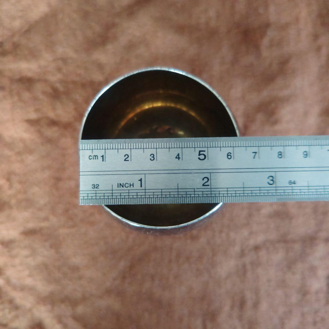 シルバー　ブランデーグラス