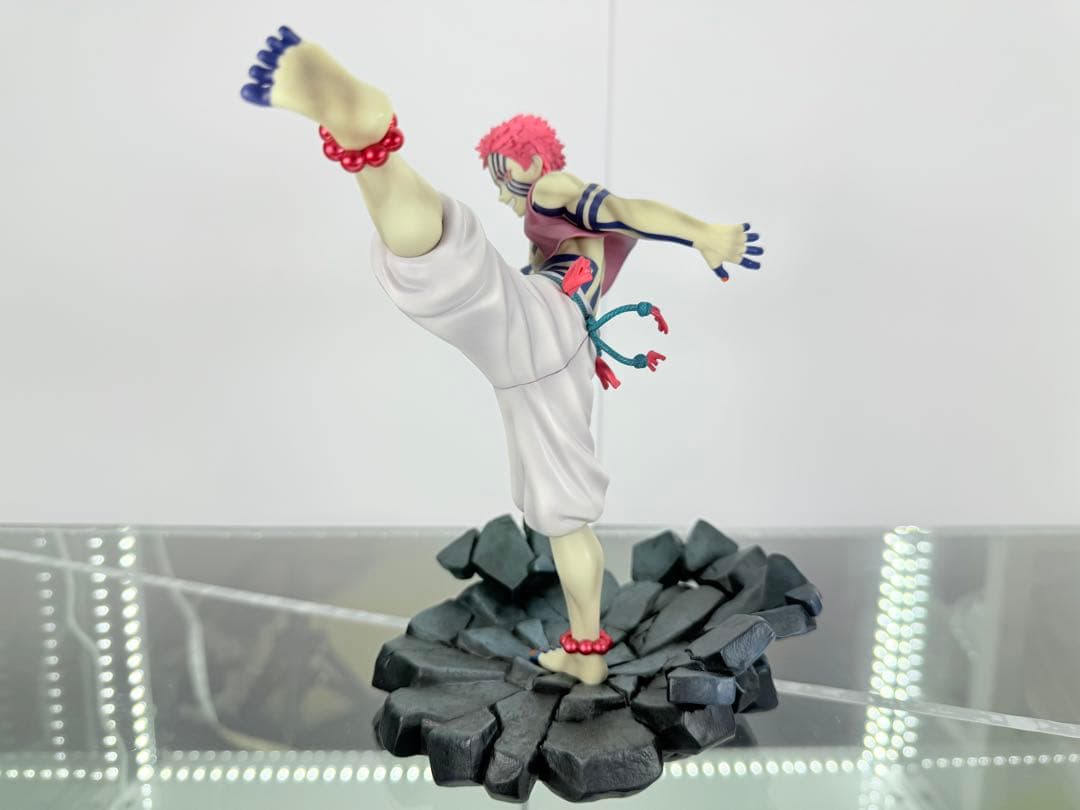 【開封品】煉獄杏寿郎 フィギュア炎の呼吸伍丿型「炎虎」/上弦の参猗窩座2体セット