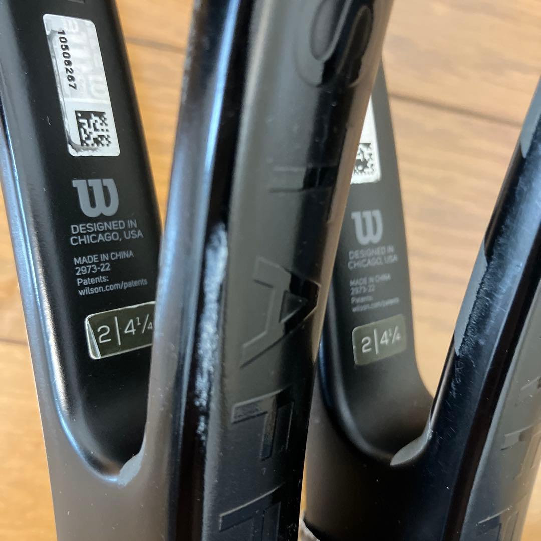 【2本セット】Wilson Pro Staff V13 97 テニスラケット