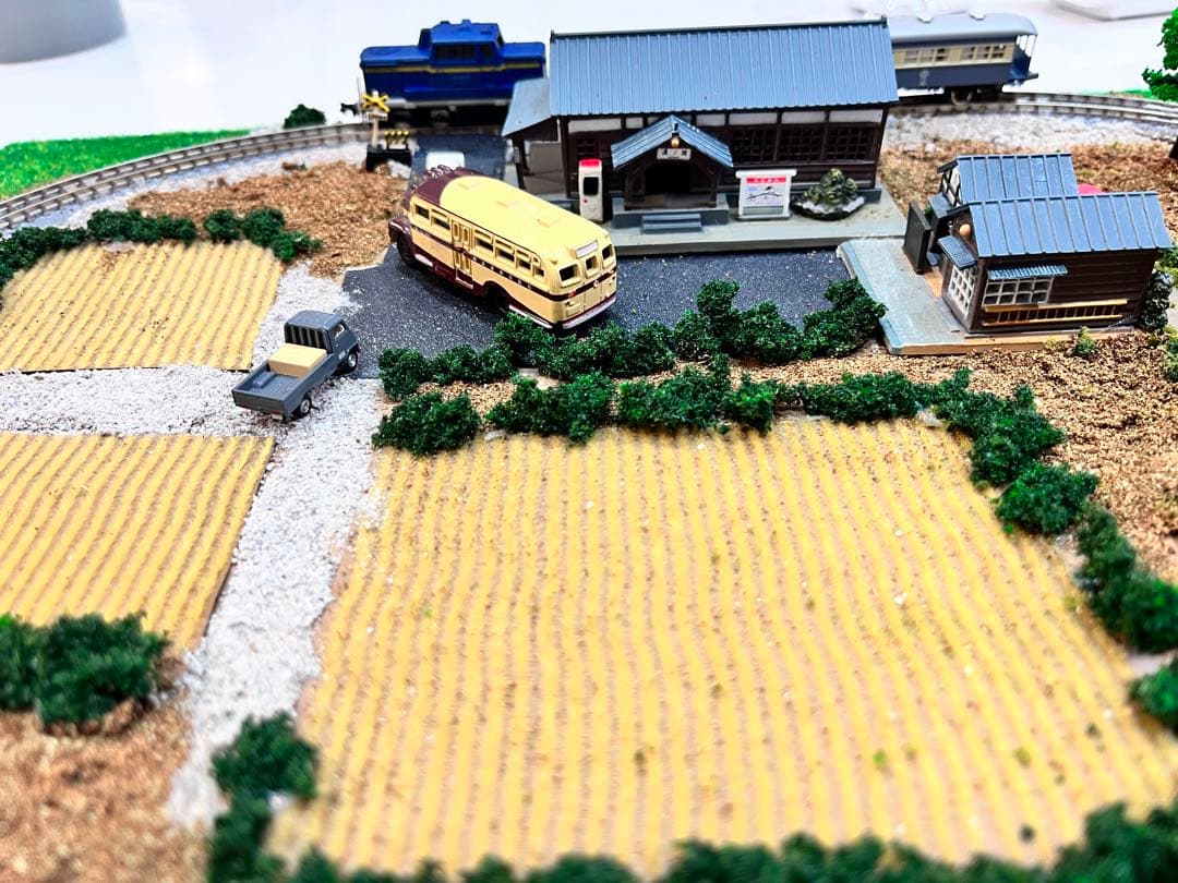 Nゲージ　ミニ　コンパクト　ジオラマ　レイアウト　KATO TOMIX 完成品