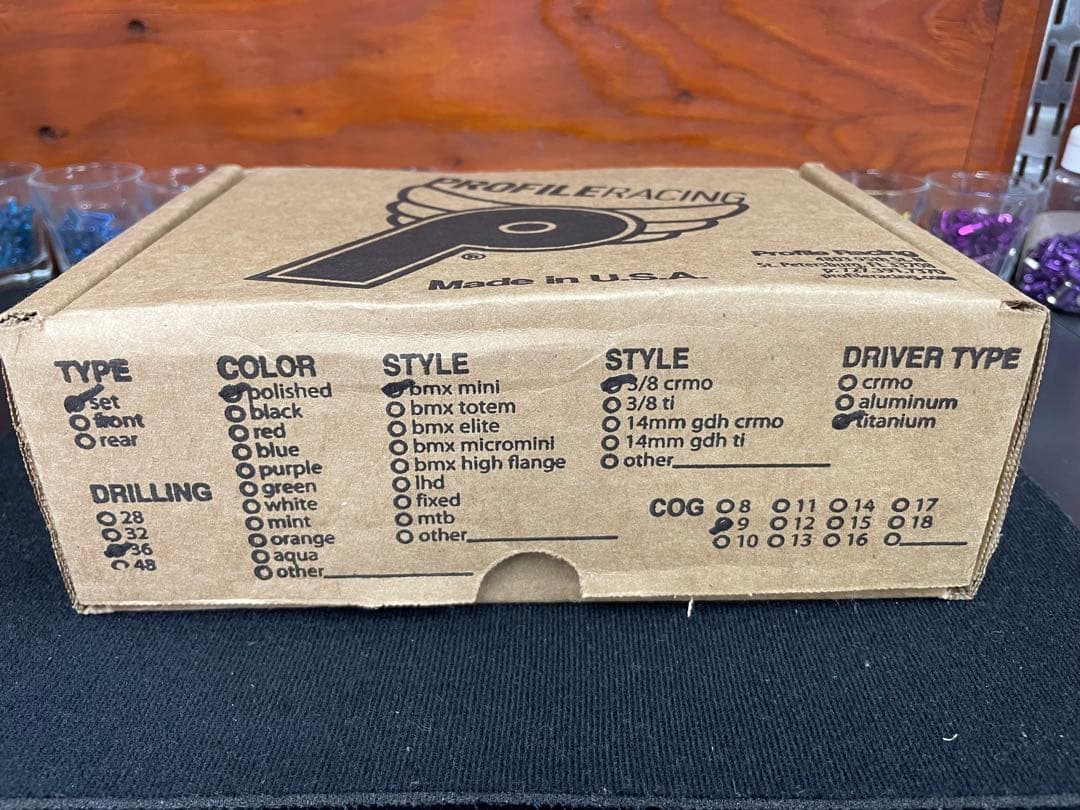 PROFILE RACING ハブ Made in USA