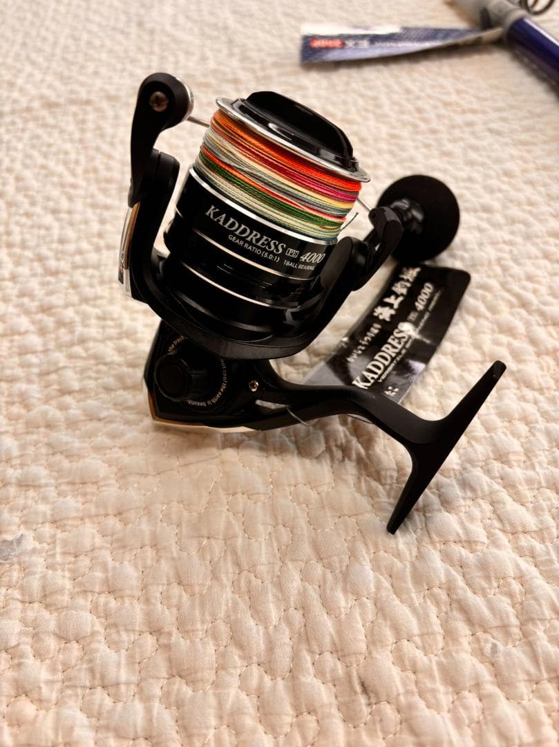 新品　海上釣り堀ロッド リールセット　3.0m　真鯛から青物まで対応 振り出し竿