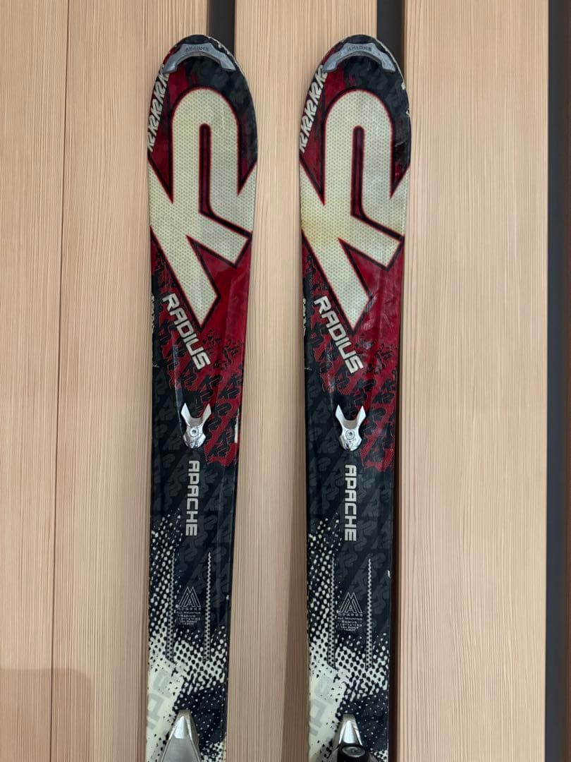 K2 APACHE RADIUS 163cm マーカー スキー板 ビンディング