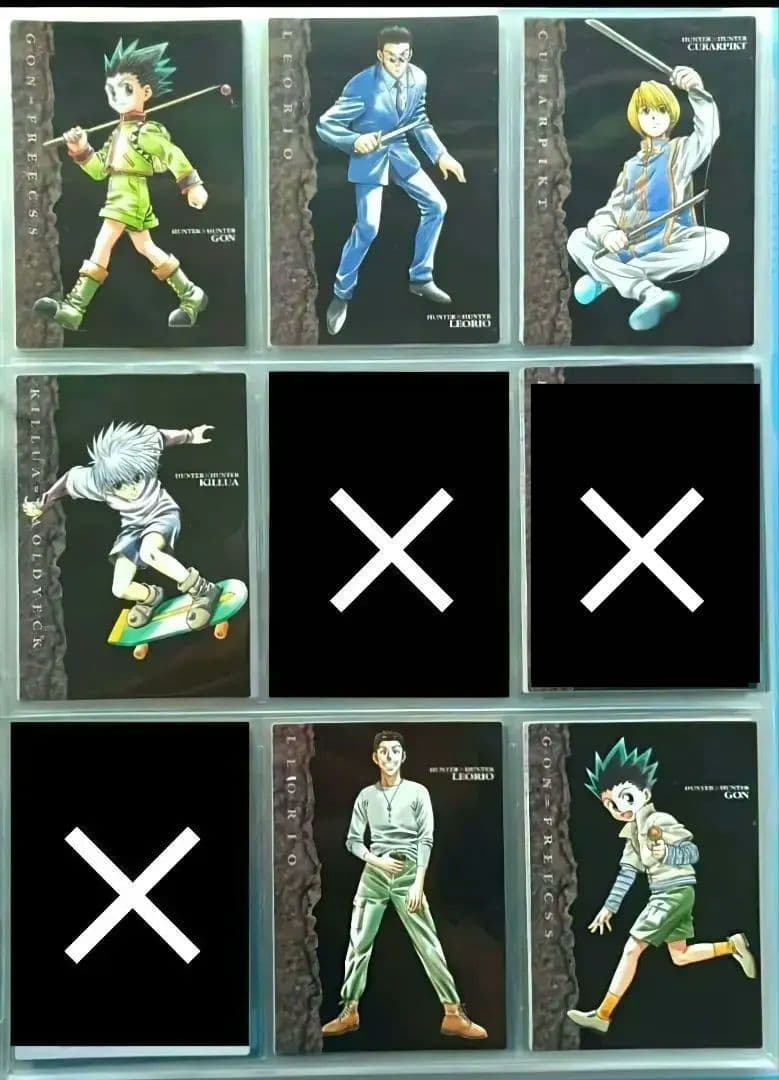 HUNTER×HUNTER 　カードダスマスターズ　初版　カード　セット