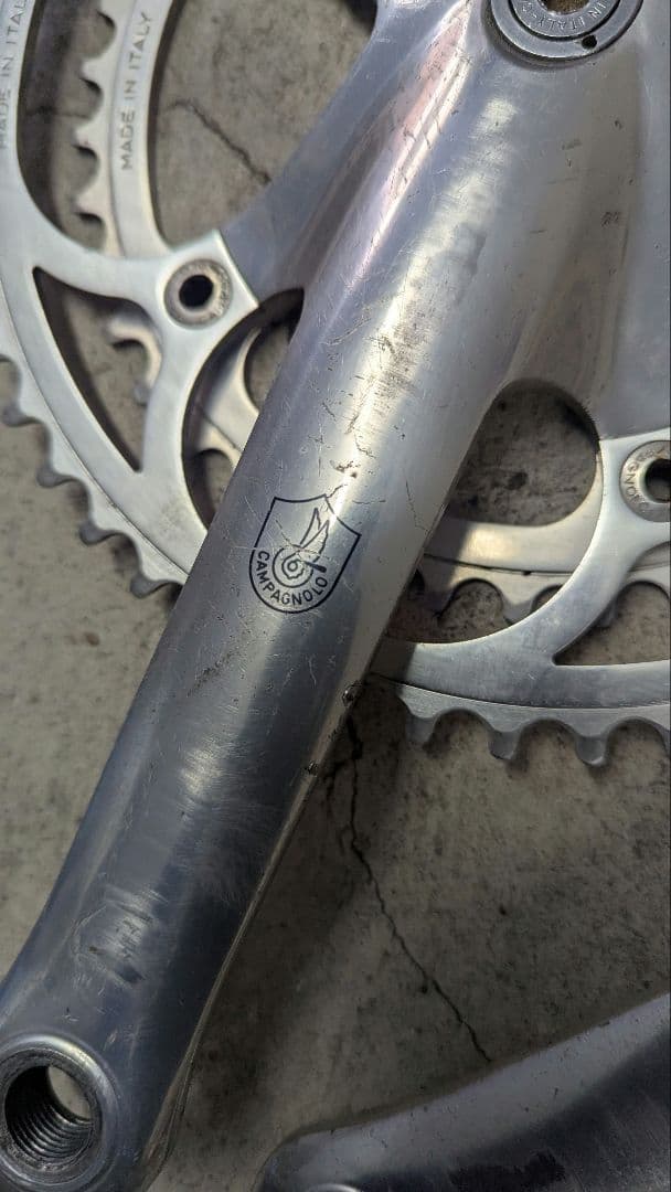 カンパ CAMPAGNOLO Cレコ期 ビンテージクランク 52-42 170