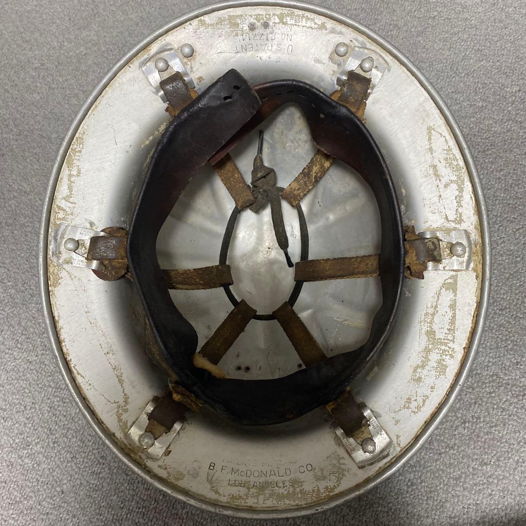 アメリカ　USA 消防士　ファイヤーファイター　ヘルメット　ヴィンテージ