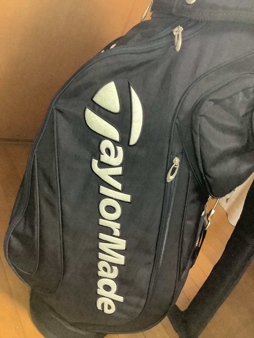 【R】キャディバッグ　テーラーメイド　ブラック　9型