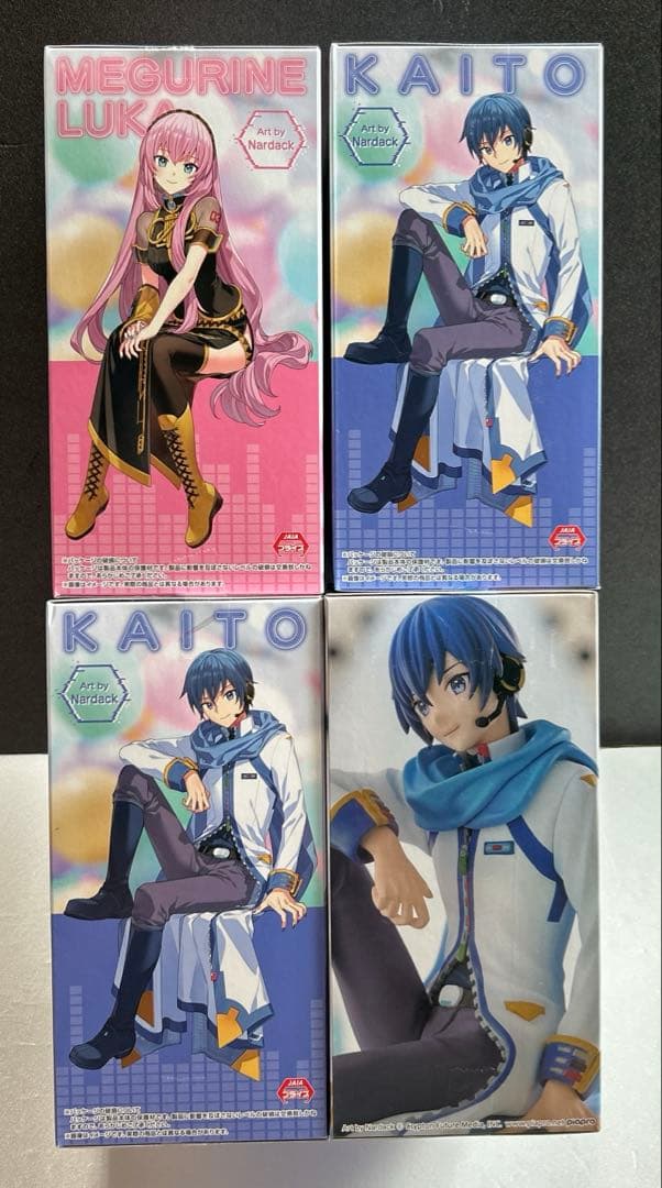 初音ミクシリーズ　ぬーどるストッパーフィギュア KAITO×3 巡音ルカ