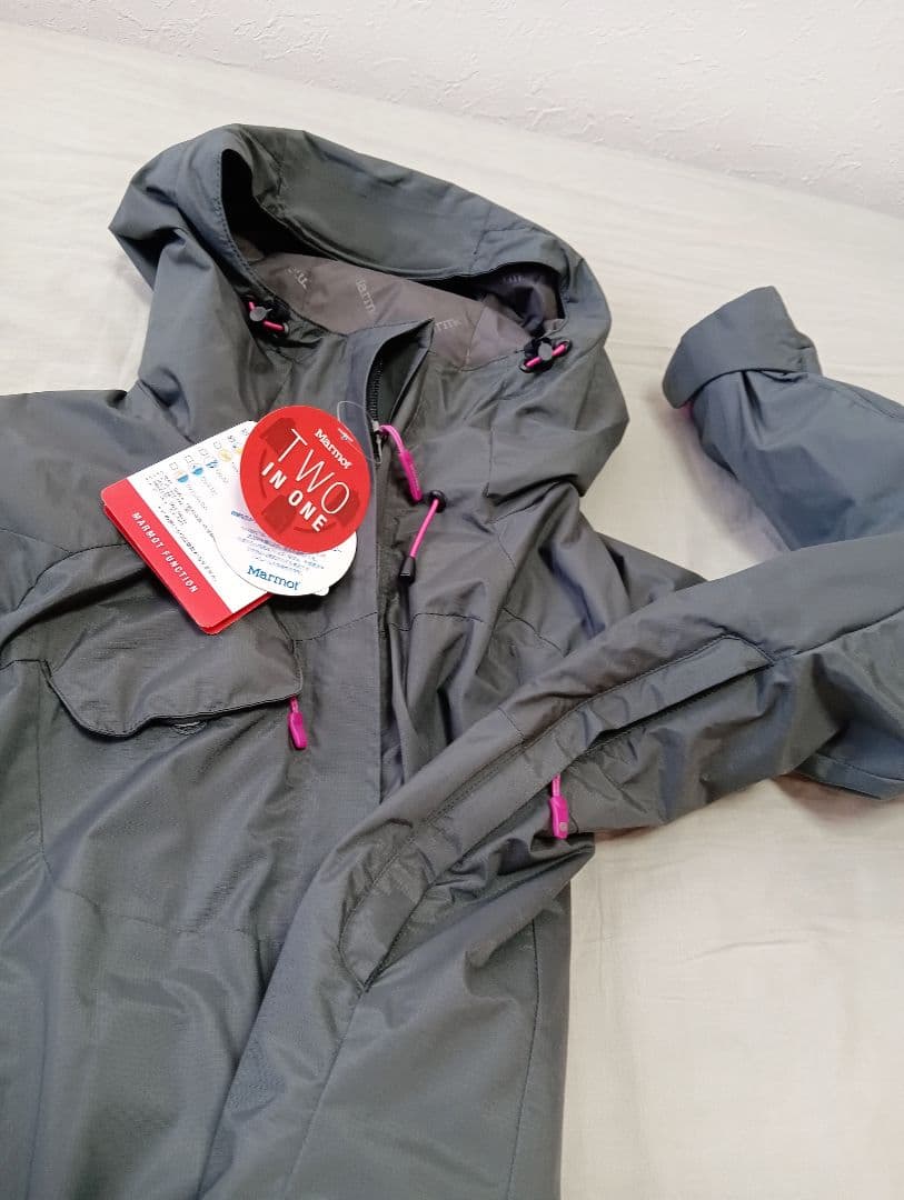 Marmot Women's Spray Jacket S ガングレー