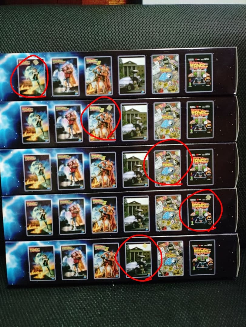 フリューくじ　40thバックトゥザフューチャー　コンプリートサポート12点セット