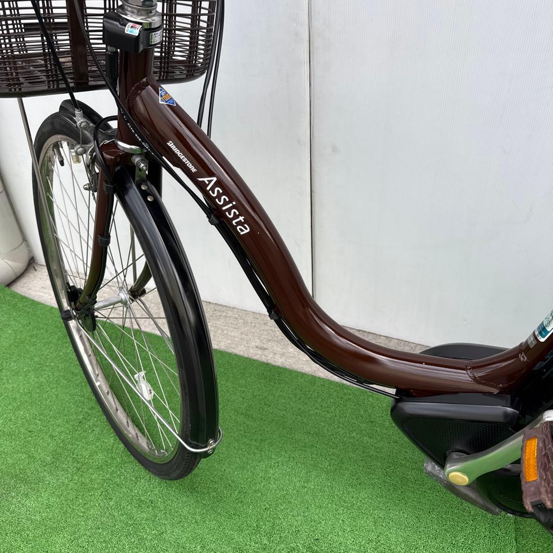ブリヂストン電動アシスト自転車26インチ8.9Ah ブラウン