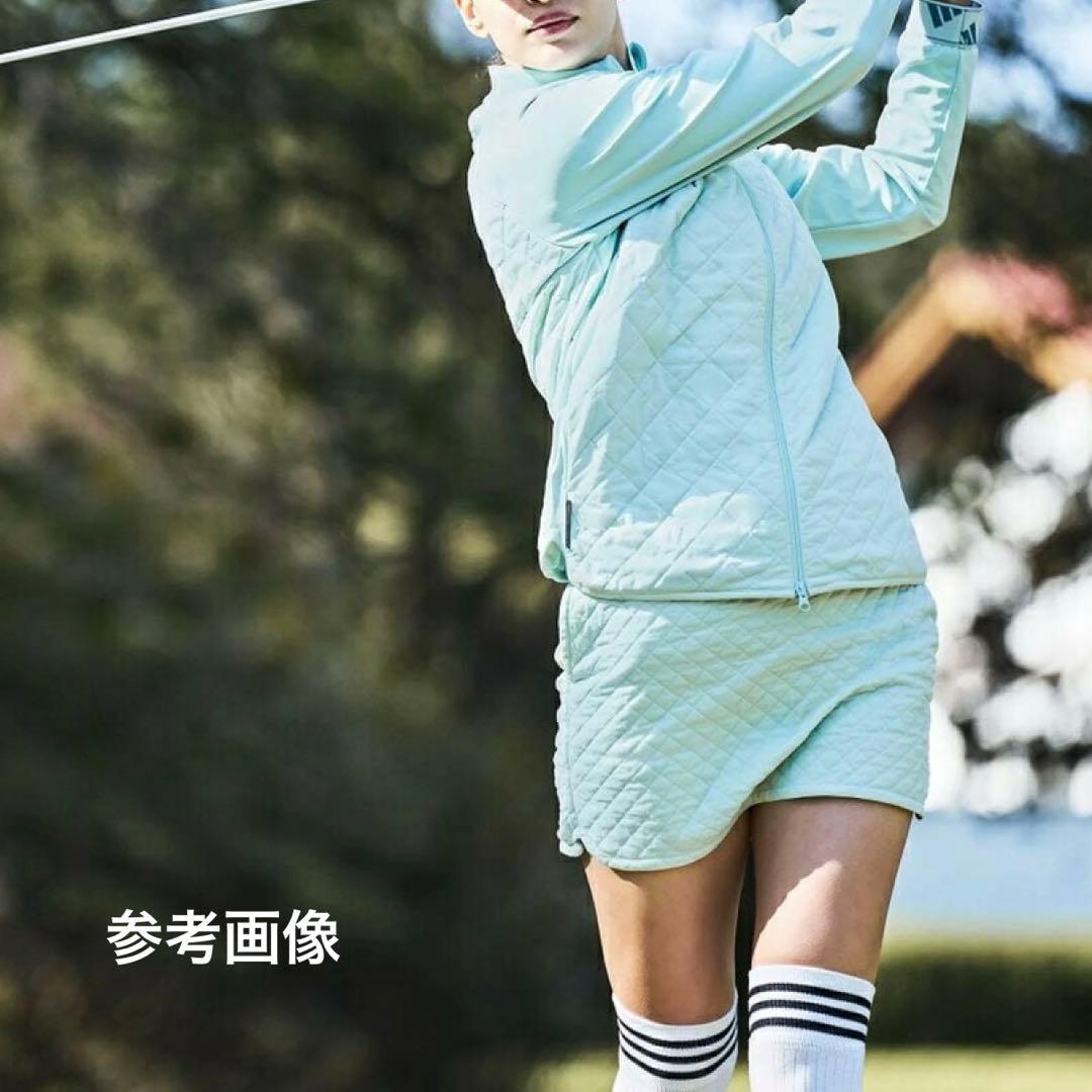 冬のゴルフ✳︎アディダスゴルフレディースキルティングストレッチセットアップXL