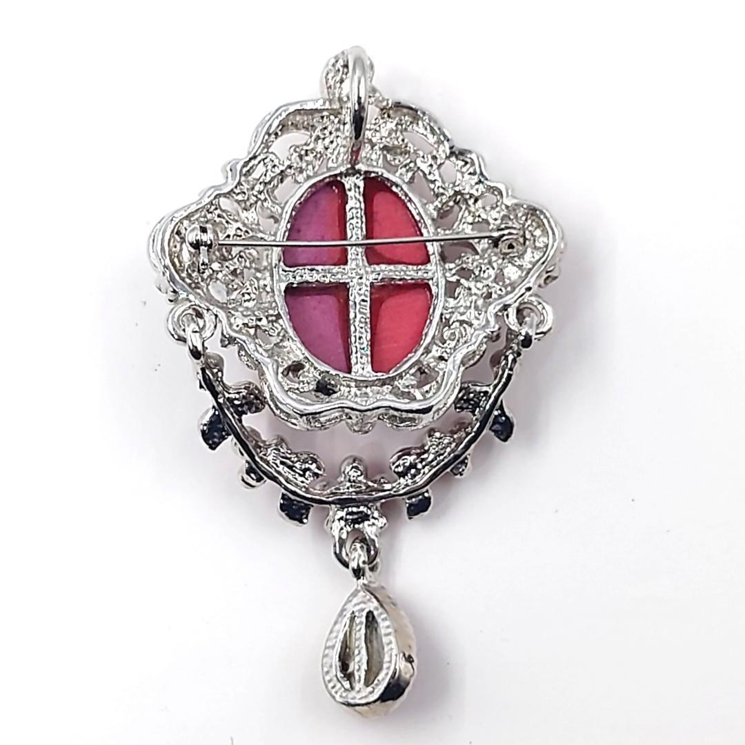 超レア品？ キティちゃん カメオ ブローチ バッジ 全長約8cm