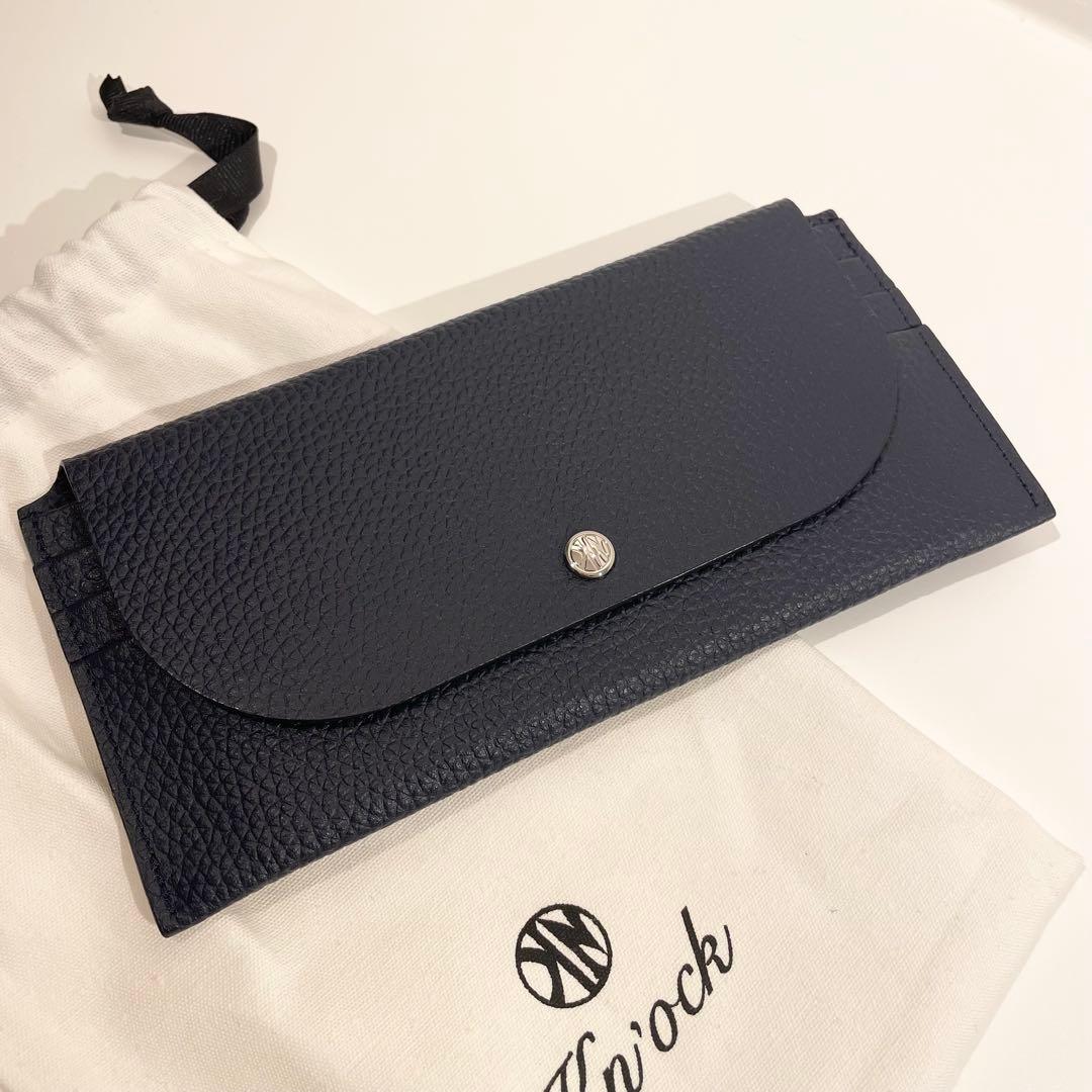 早い者勝ち　韓国　バインダー　貯金　長財布　薄い財布　ネイビー