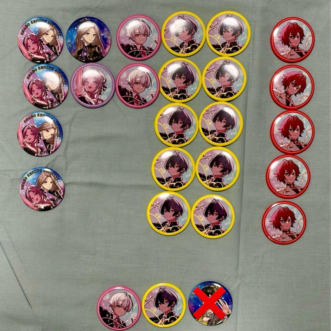 女子研究大学 1thワンマンライブ缶バッジ各種