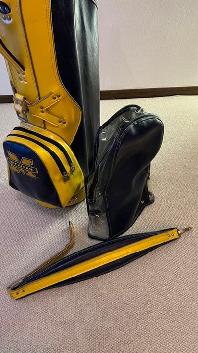 ヴィンテージキャディバッグRon Miller Pro Model ミシガン大学