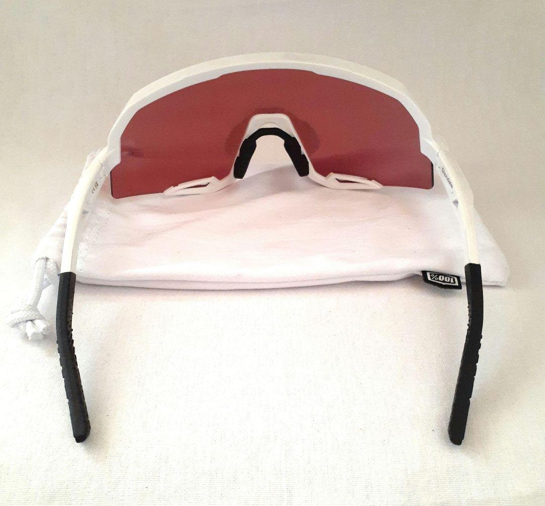 美品中古100% Slendale ホワイト レッド ワンハンドレッド