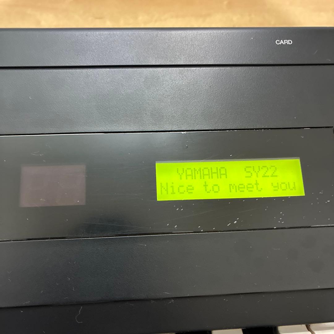 完動品　動作品　YAMAHA SY22 シンセサイザー　名機