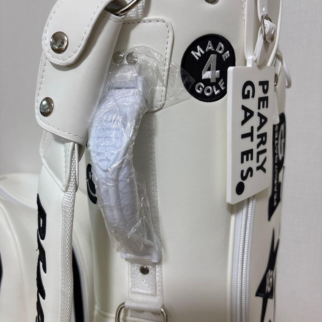 PEARLY GATES ゴルフバッグ・キャディバッグ　ホワイト　新品、未使用